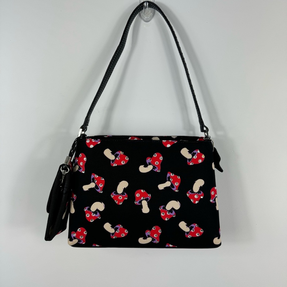 90’s Y2K Mushroom Print Nylon Bag